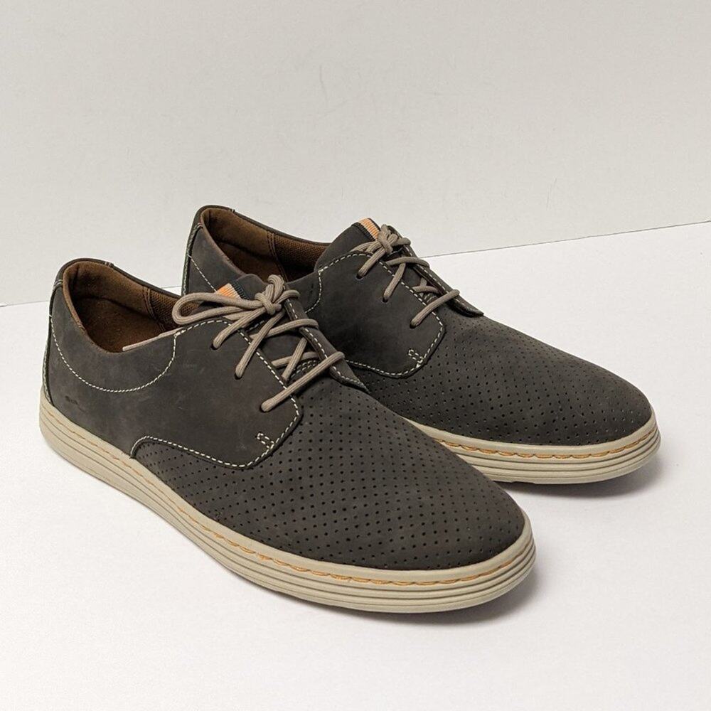Dunham Camden Casual Sneakers, Grey Leather, Men's 9 M